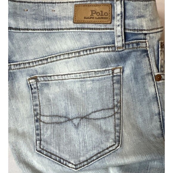 Polo Ralph Lauren The Tompkins Skinny Crop Size 27 - Picture 5 of 8